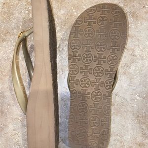 Tory Burch wedge flip flop